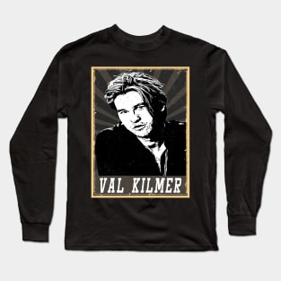 80s Style Val Kilmer Long Sleeve T-Shirt